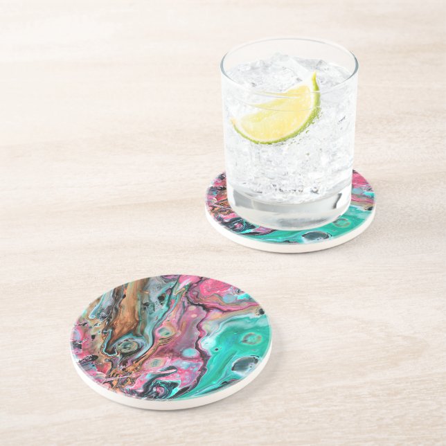 Rosa & grön marmor  underlägg (Sidan)