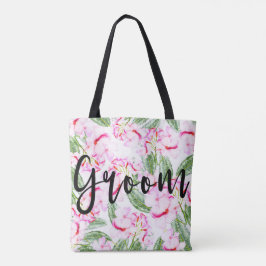 Rosa Grön Tropisk Oas Botanisk HERR / FRISÖR Tygkasse