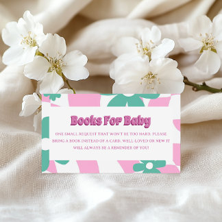 Rosa & Gröna Moderna Böcker för Bebis Tilläggskort