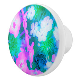 Rosa, Grönt, Blå och vita trädgårdsblommor Knopp