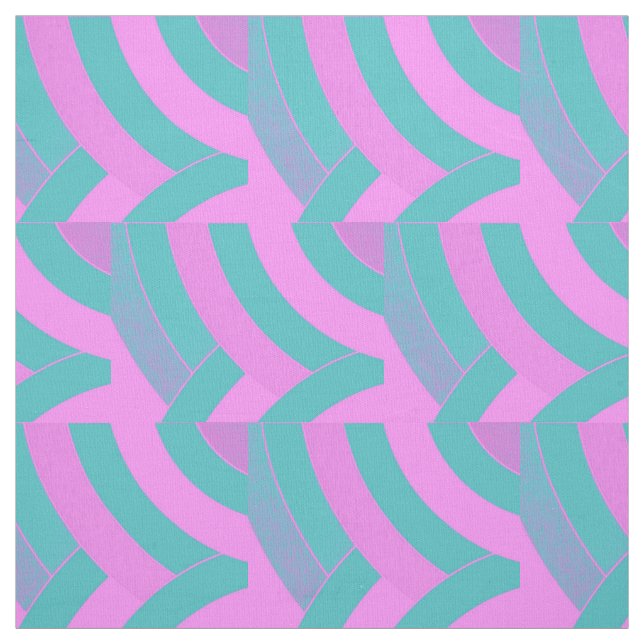 rosa-/grönt-chicens contemporary tyg (Provkarta)