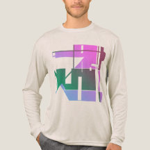 Rosa Grönt Lavender Geometric Tribal Art Abstrakt
