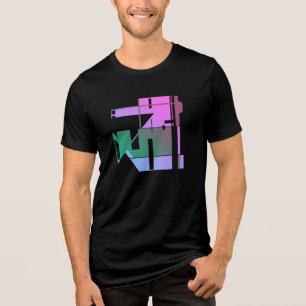 Rosa Grönt Lavender Geometric Tribal Art, Small T Shirt