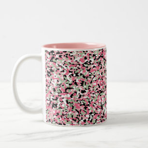 Rosa & Grönt Micro Camo Mönster Mugg