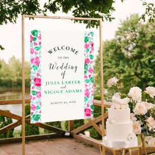 Rosa Grönt Ro Petals Flowers Garden WedWedding Poster