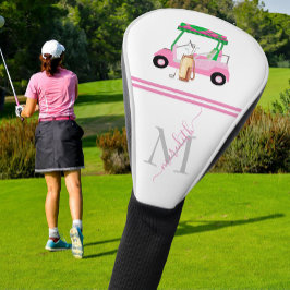 Rosa Grönt Snyggt Cart Klubbs Monogram *