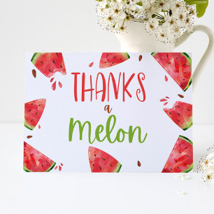 Rosa Grönt Watermelon tack vare Melon Kort