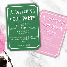 Rosa Grönt Witch - Bra Birthday
