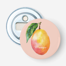 Rosa Gul Mango Frukt Flasköppnare