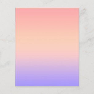 Rosa gul och lila gradient flygblad