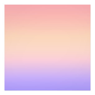 Rosa gul och lila gradient fototryck