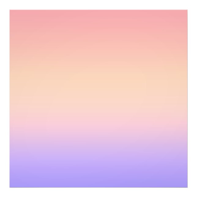 Rosa gul och lila gradient fototryck (Framsidan)