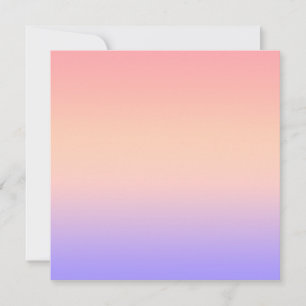 Rosa gul och lila gradient inbjudningar