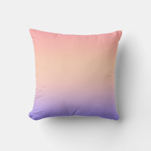 Rosa gul och lila gradient kudde