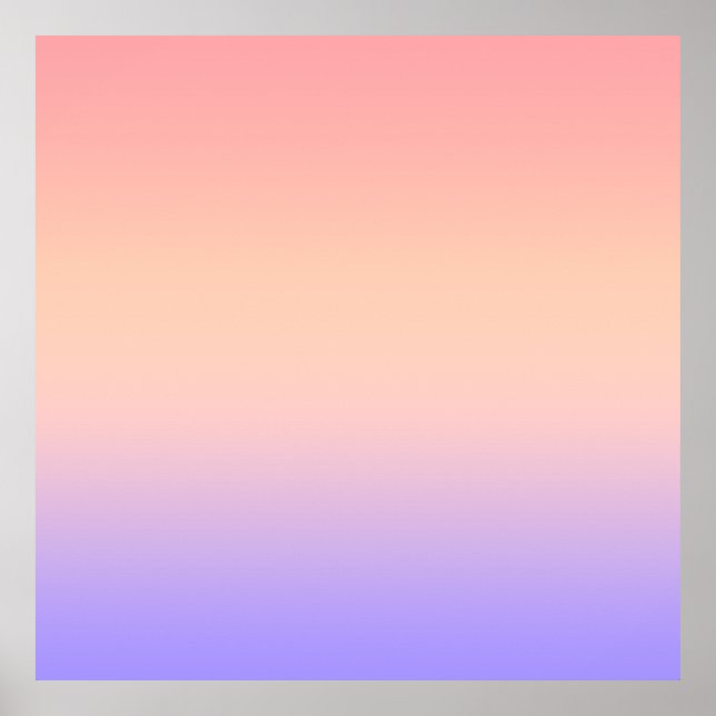 Rosa gul och lila gradient poster (Framsidan)
