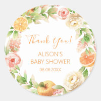 Rosa Gul ros Blommigt Greenery Girl Baby Shower