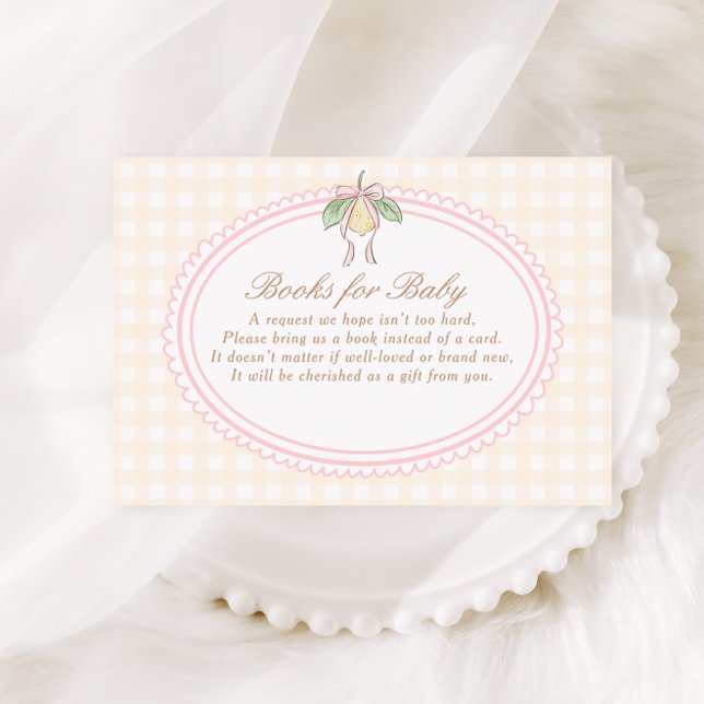 Rosa & gula lemonbågböcker för bebisar tilläggskort (Skapare uppladdad)