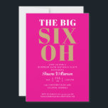 Rosa Guld 60:e Eleganten för överraskande födelsed Inbjudningar<br><div class="desc">Den 60:e stora inbjudan till Rosa Guld Elegant  Din gäst vet att detta kommer att bli ett speciellt party genom att bara tittar på inbjudan!</div>