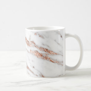 Rosa guld- ådermugg kaffemugg