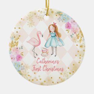 Rosa Guld Alice Ceramic Ornament