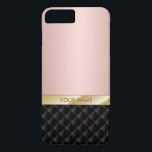 Rosa guld- anpassningsbarnamnlyx<br><div class="desc">Rosa guld- iphone case för anpassningsbarnamnlyx.</div>