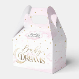 Rosa Guld Baby i vår Dreams Baby Shower Presentaskar
