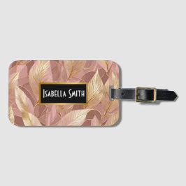  Rosa Guld Boho Modern Löv Collection Bagagebricka