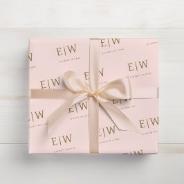 Rosa Guld Branded Business Company Packaging Presentpapper