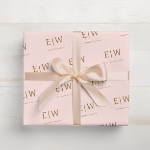 Rosa Guld Branded Business Company Packaging Presentpapper
