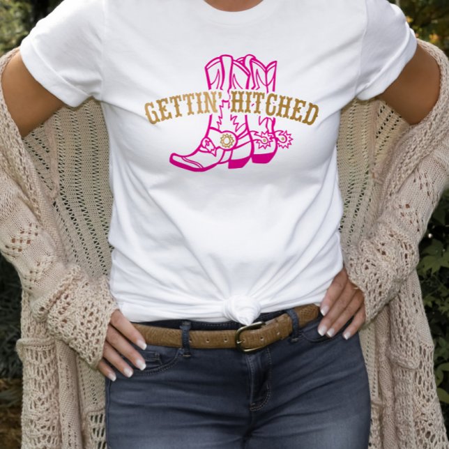 Rosa Guld Brud T-shirt (Skapare uppladdad)