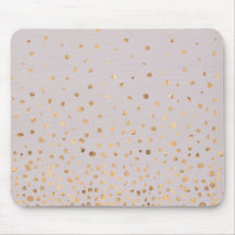 Rosa guld- champagne bubblar Mousepad