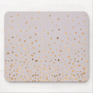 Rosa guld- champagne bubblar Mousepad Musmatta