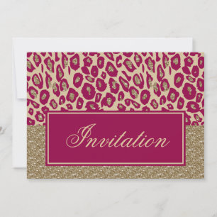 Rosa Guld Chic Corporate Party-inbjudan Inbjudningar