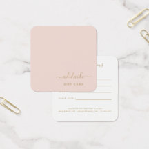  Rosa Guld Chic Hair Stylist Gift Certificate