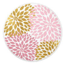 Rosa Guld Dahlia-blommigt