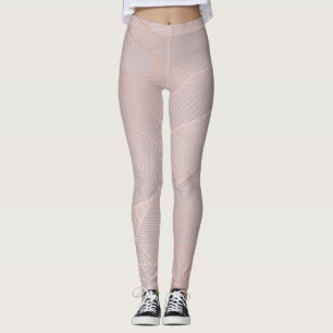 Rosa guld dekorativ bakgrund, elegant. leggings