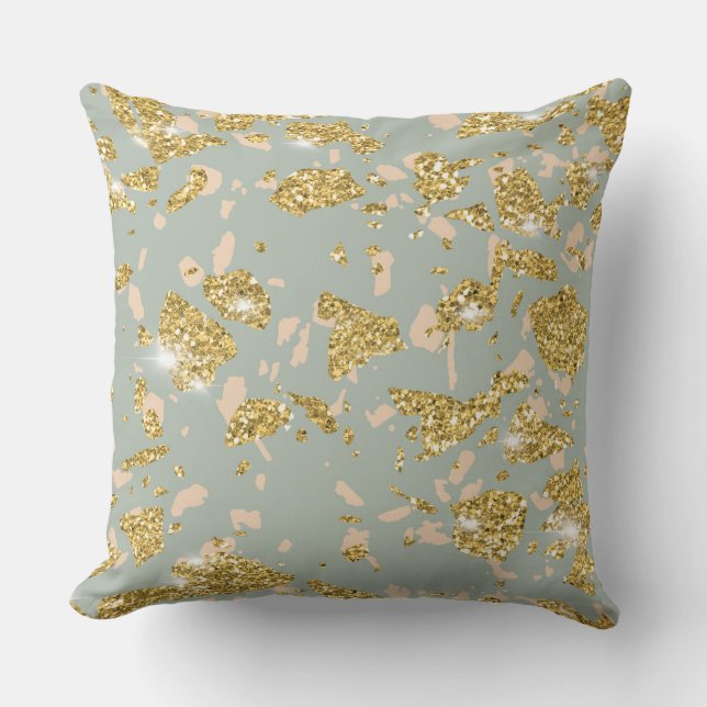 Rosa Guld Dekorativ kudde (Framsida)