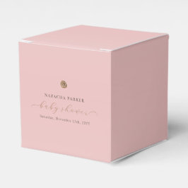 Rosa Guld Elegant Baby Shower Presentaskar