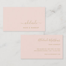  Rosa Guld Elegant Hair Stylist Makeup Artist