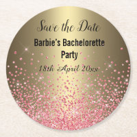 ROSA GULD ELEGANT SPARA DATUMET Bachelorette