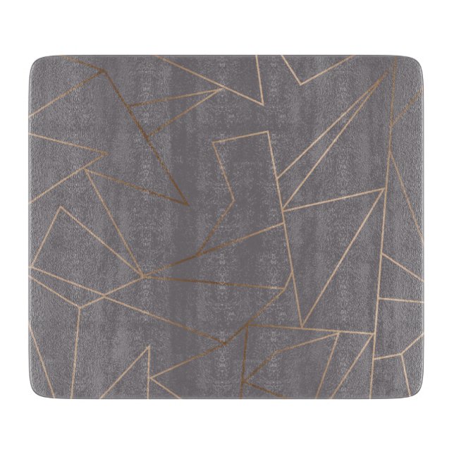 Rosa guld- elegantt modernt minimalist geometriskt (Framsidan)