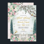 Rosa Guld Fairy Enchanted Garden Sweet 16 Inbjudningar<br><div class="desc">Rosa Guld Fairy Princess Enchanted Sweet 16 Birthday bjudande</div>