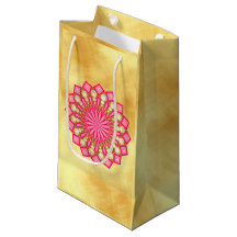 Rosa Guld Fantasi Mandala