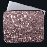 Rosa guld- FauxglitterSparkles Laptop Fodral<br><div class="desc">Glamoröst stort rosa guld- fauxglitter.
BEHAGA NOTERAR:  Dessa är lägenheten utskrivavna diagram - inga lyftta delar.</div>