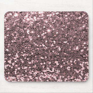 Rosa guld- FauxglitterSparkles Musmatta