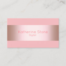 Rosa guld för elegant modern chick & rosaremsa