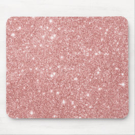 Rosa guld för elegantt chic lyxigt Fauxglitter Musmatta