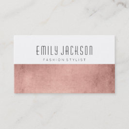 Rosa guld för Minimalist Visitkort
