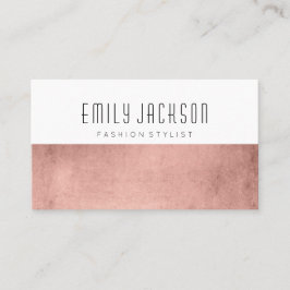 Rosa guld för Minimalist Visitkort