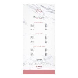 Rosa guld för stilfull chic Minimalist Reklamkort